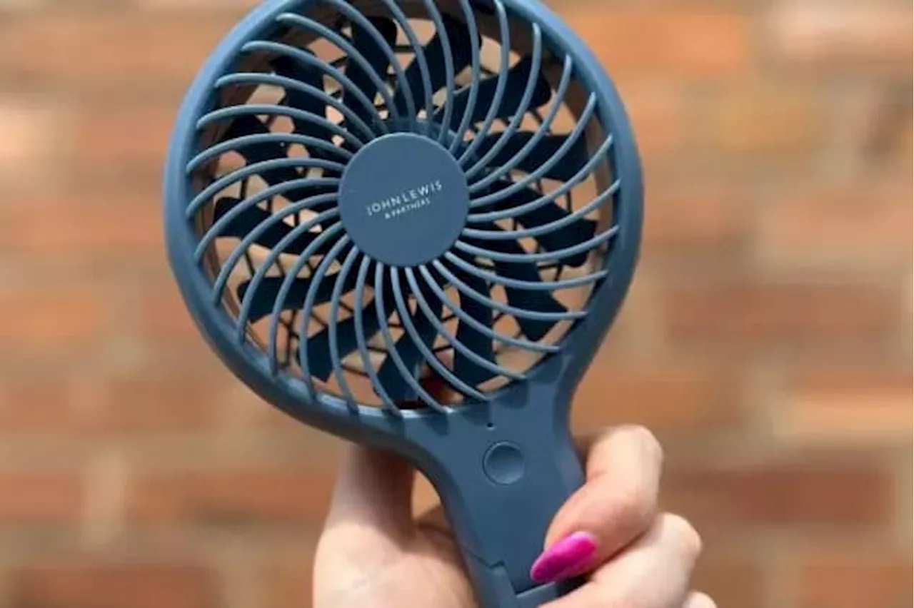 Sweltering shoppers are going mad for 'brilliant' £12 mini fan that doubles as a desktop cooler