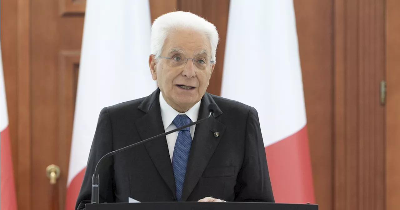 Sergio Mattarella: &#034;L&#039;Ue non può prescindere dall&#039;Italia&#034;