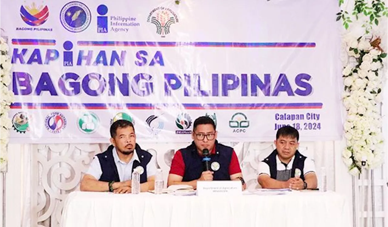 DA releases P511 M assistance for agri-fishery sector in Mimaropa