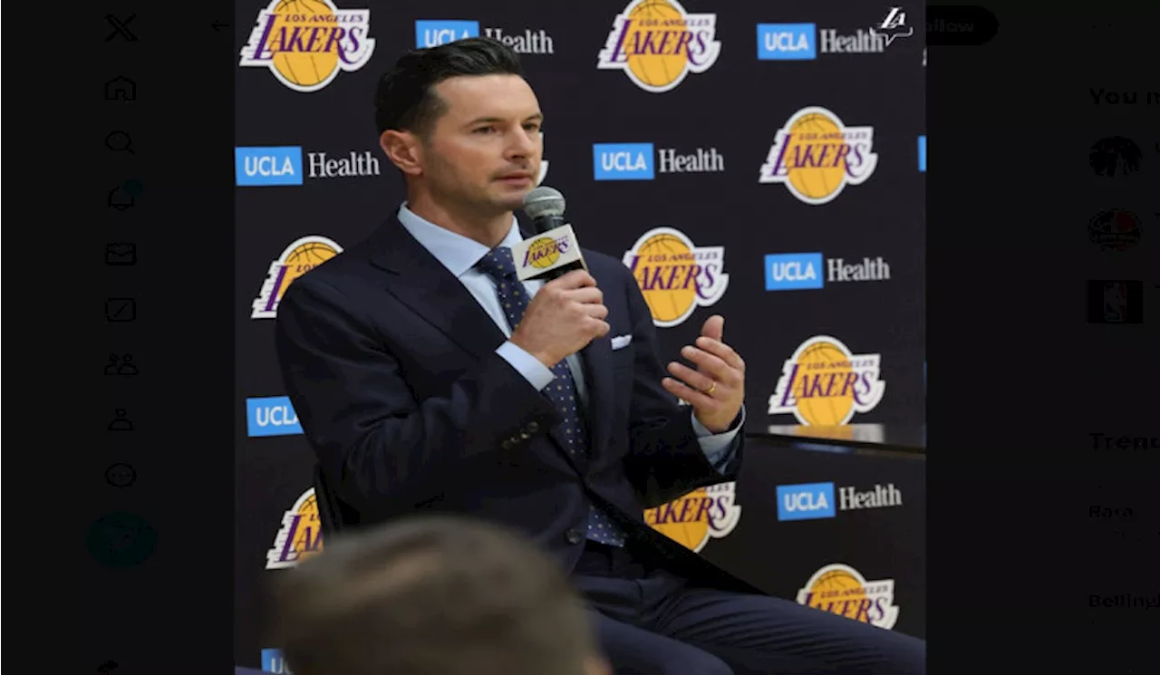 Pelatih Baru Los Angeles Lakers JJ Redick Akui Minim Pengalaman