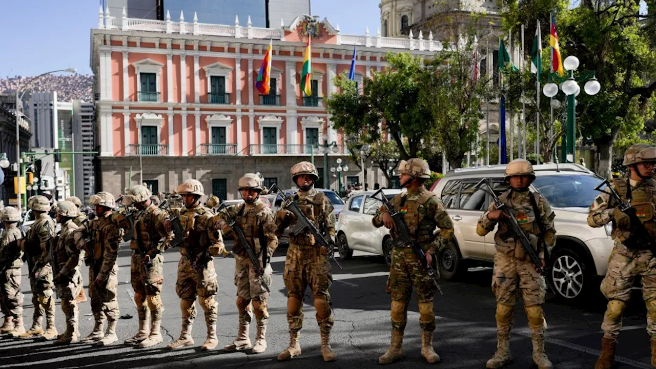 Troops in the streets as Bolivia fears a coup attempt