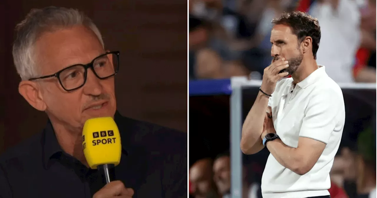 Gary Lineker questions Gareth Southgate's 'strange' tactical decision vs Slovenia