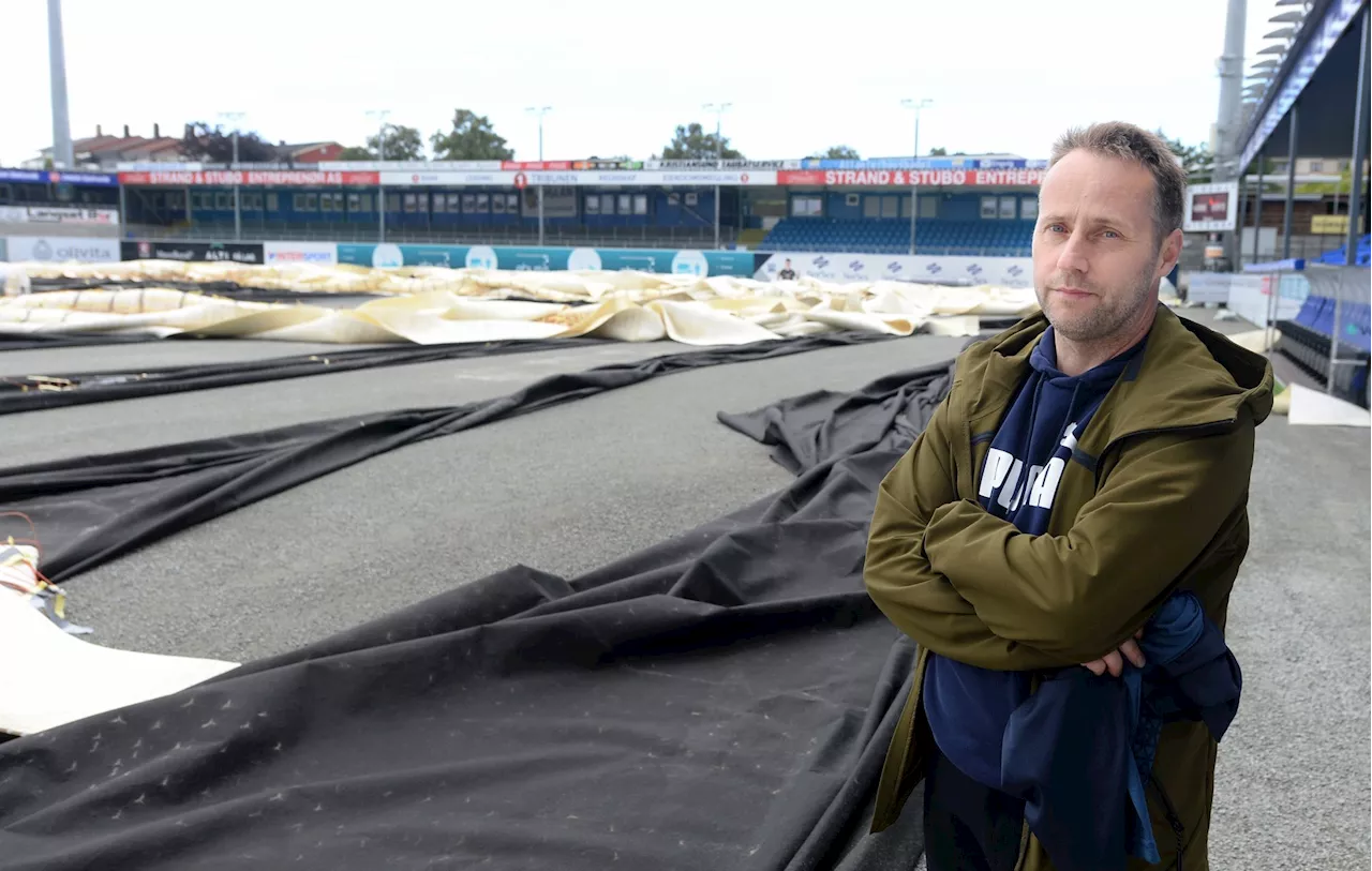 Kristiansund må flytte flere hjemmekamper på grunn av skader på stadion