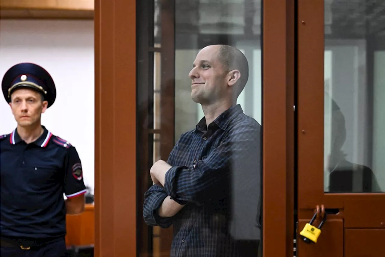 US journalist Evan Gershkovich appears in Russian court as closed-door espionage trial begins