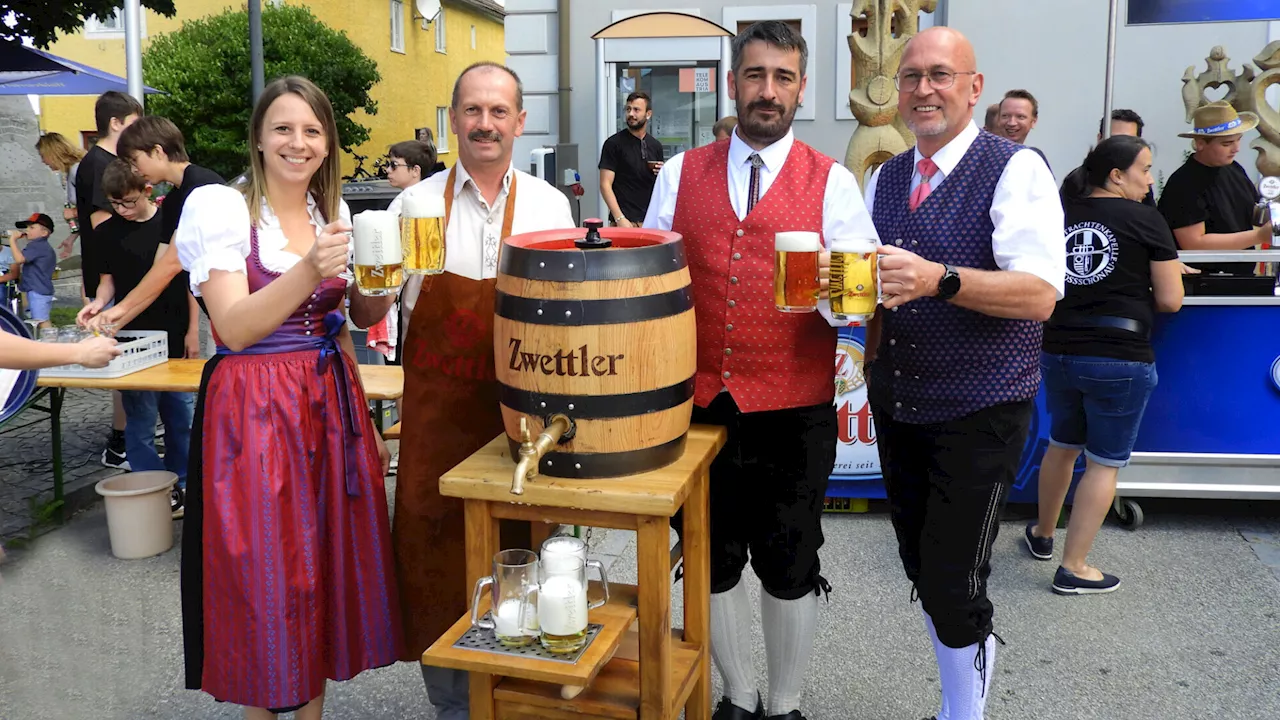 Großschönau feierte beim Musi Kirtag der Jugendtrachtenkapelle