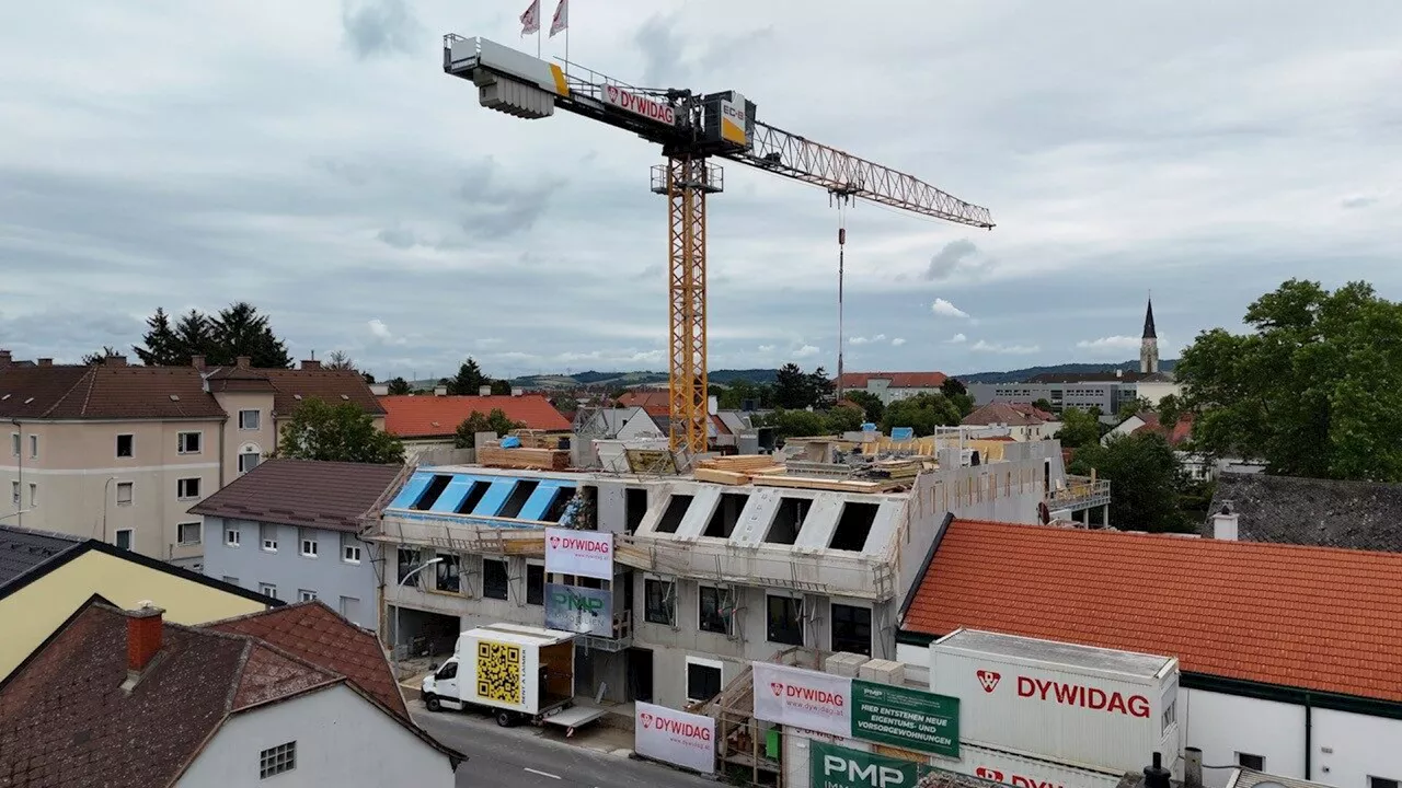 In der Korneuburger Leobendorfer Straße entstehen 18 Wohnungen