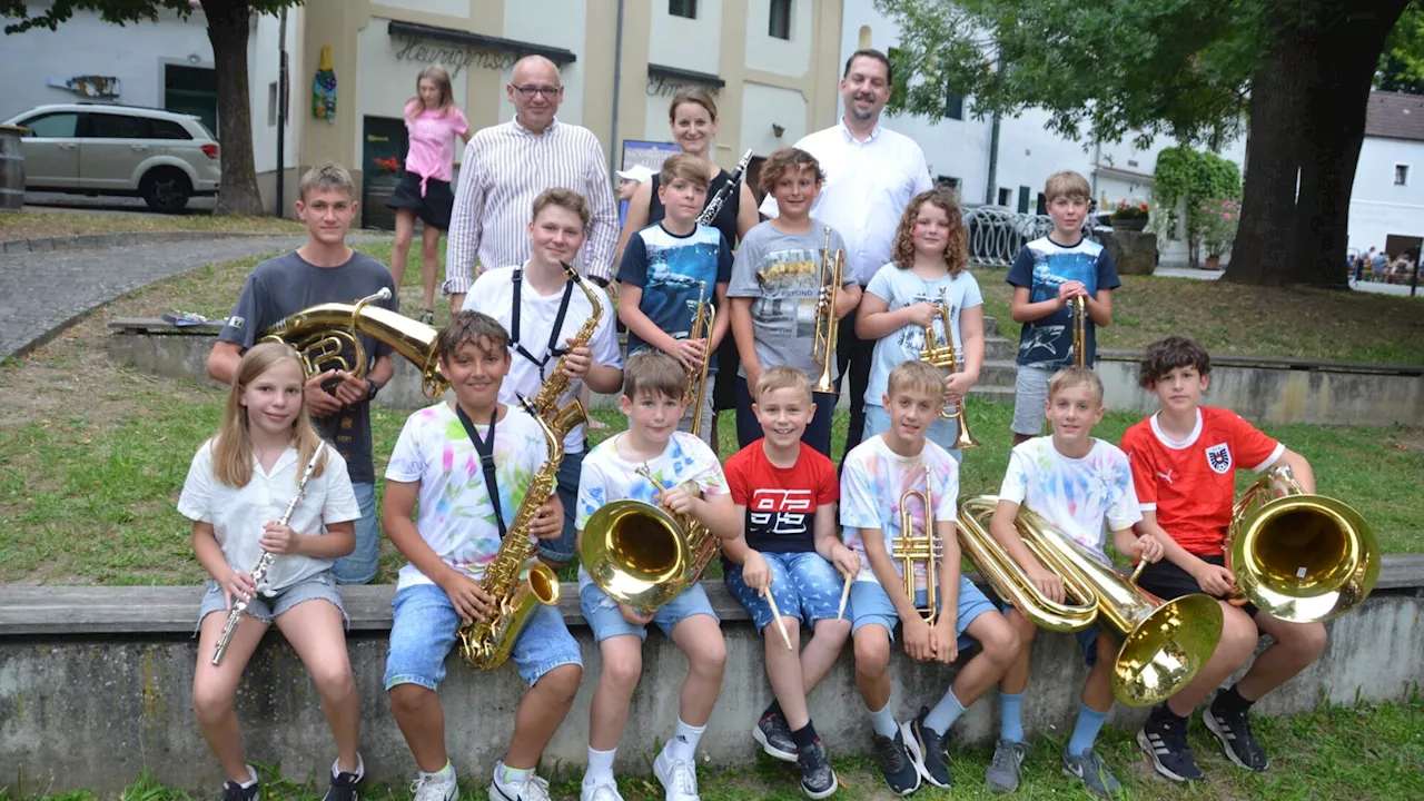 Musikschüler rockten die Poydium-Bühne