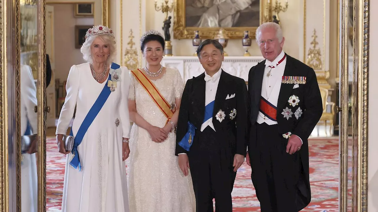 König Charles lädt Kaiser Naruhito und Kaiserin Masako zum Staatsbankett