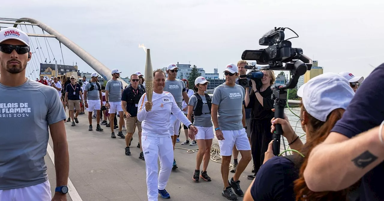 Olympisches Feuer macht Station im Dreiländereck