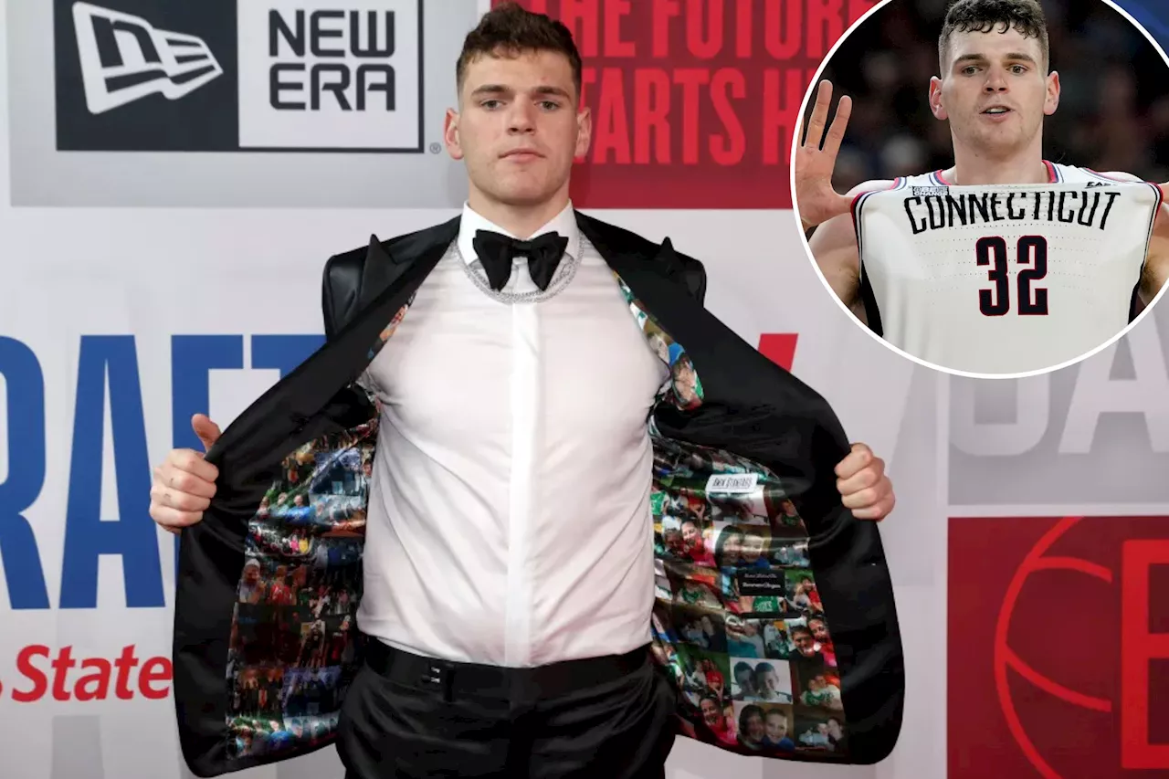 Donovan Clingan reveals touching meaning behind family-inspired look at 2024 NBA Draft