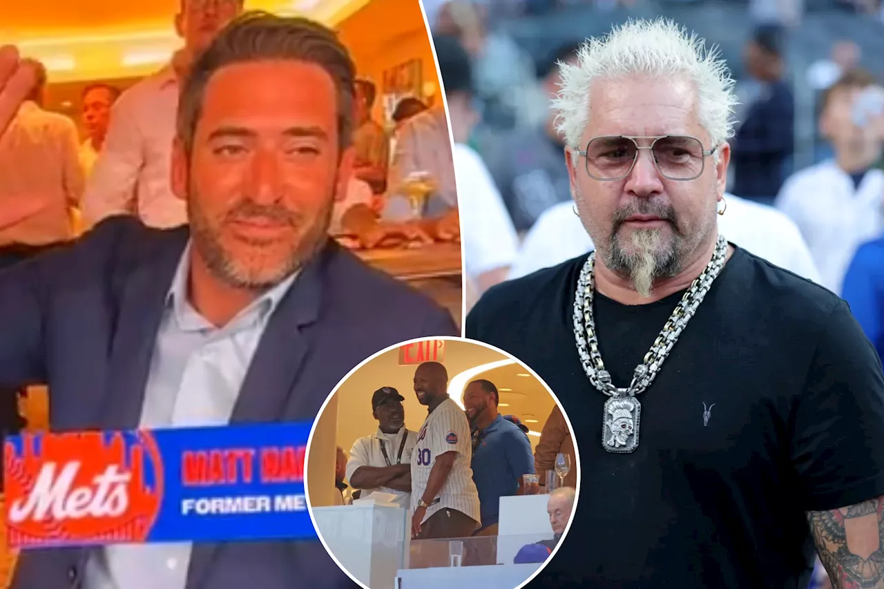 Guy Fieri, Matt Harvey among celebrities to come out to see Mets-Yankees Subway Series opener