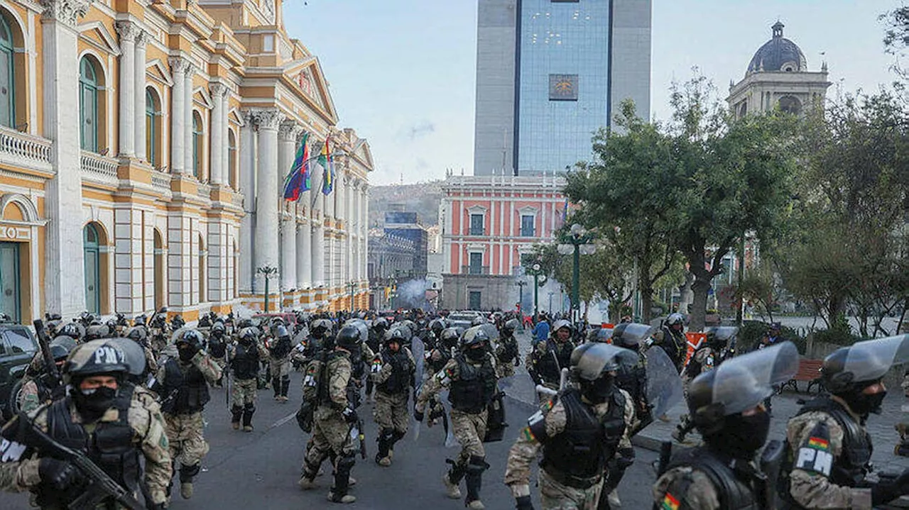 Bolivie : retrait des militaires rebelles, accusés de tenter un « coup d'Etat »