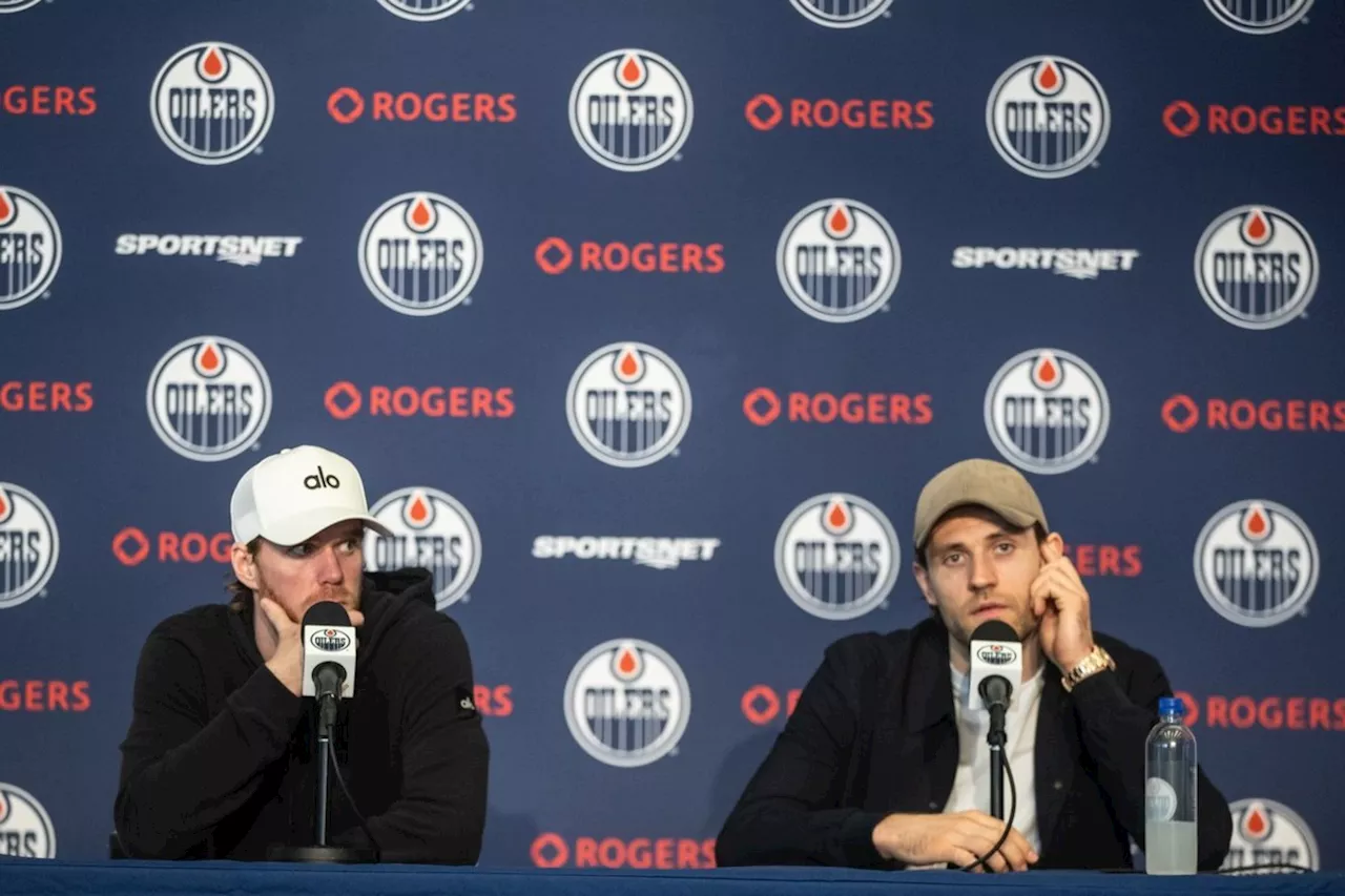 Oilers stars McDavid, Draisaitl played through injuries in playoffs: coach