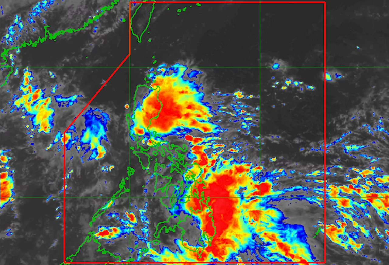 Low pressure area off General Santos City, ITCZ affecting Mindanao