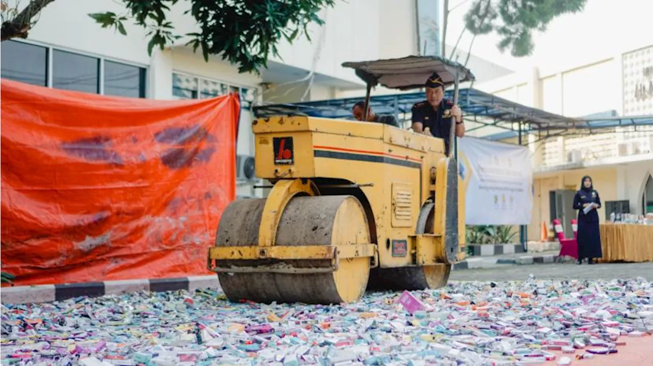 Bea Cukai Wilayah Banten Musnahkan Barang-Barang Eks Penindakan Kepabeanan dan Cukai