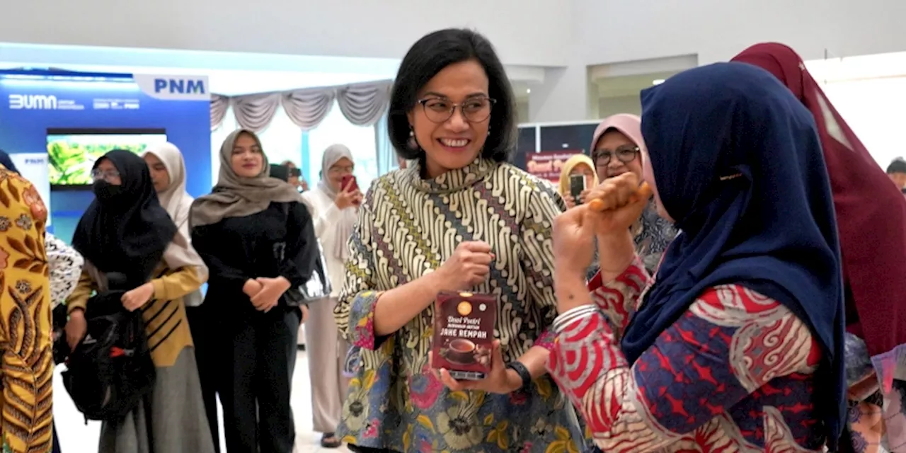 Menkeu Sri Mulyani Semangati Pelaku UMKM