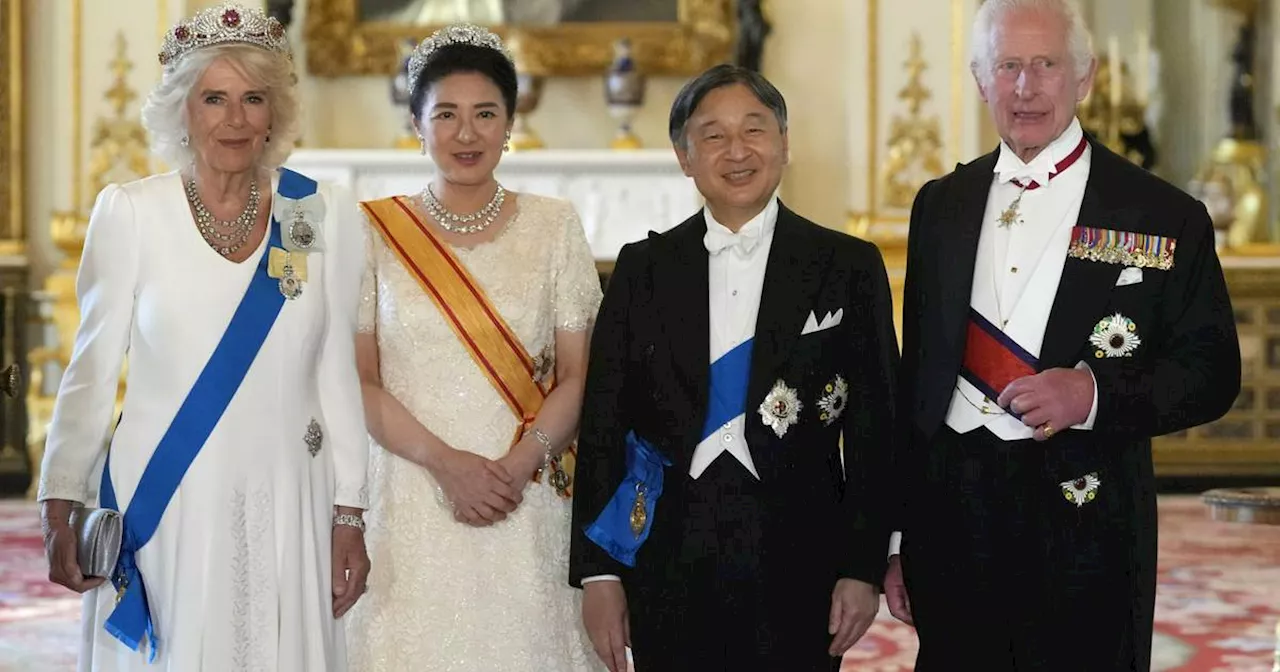 König Charles empfängt japanisches Kaiserpaar​