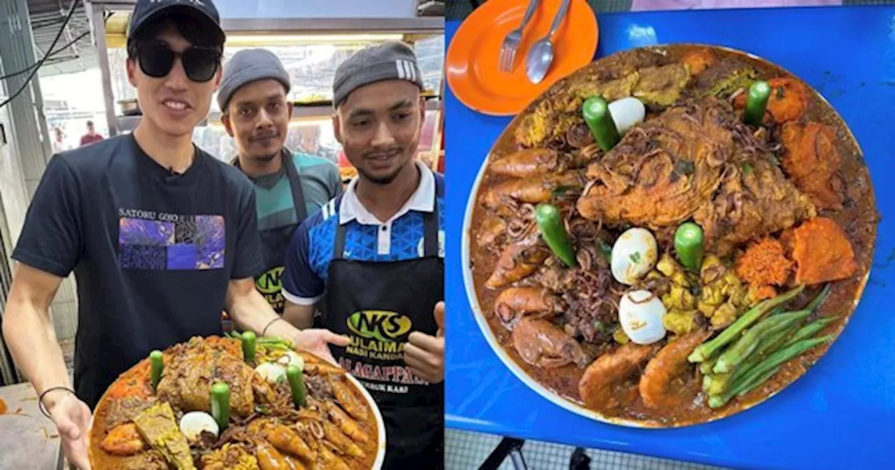 TikToker Singapura Makan Nasi Kandar Berjumlah RM300 Di Pulau Pinang