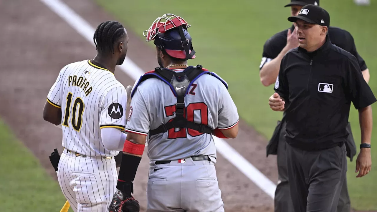 Benches Clear as Tempers Flare Between Washington Nationals, San Diego Padres