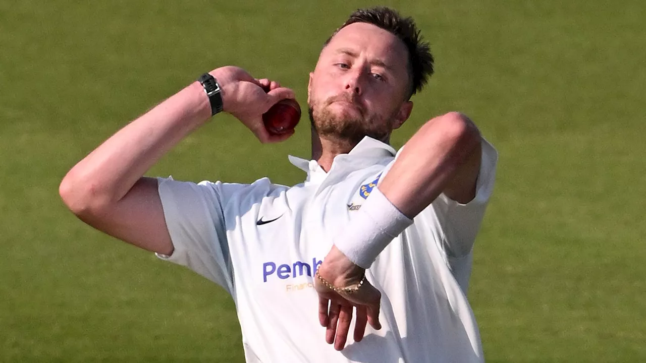 England's Ollie Robinson concedes County Championship record 43 runs in over for Sussex vs Leicestershire