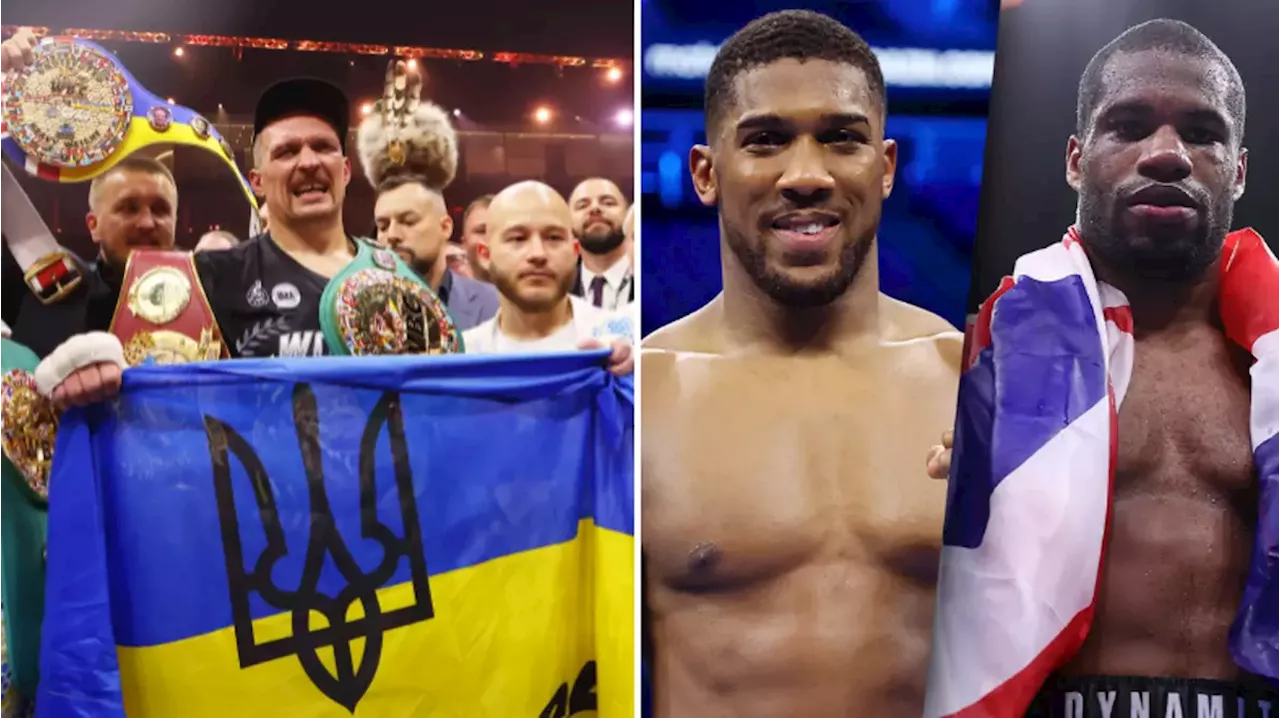 Oleksandr Usyk will lose his undisputed heavyweight crown when Anthony Joshua and Daniel Dubois fight