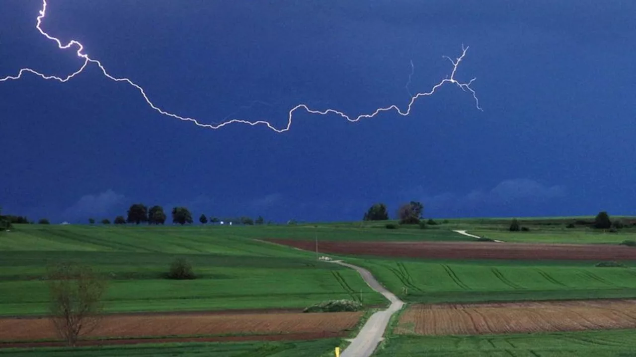 Unwetter: Gewitter, Starkregen und Hagel im Südwesten erwartet