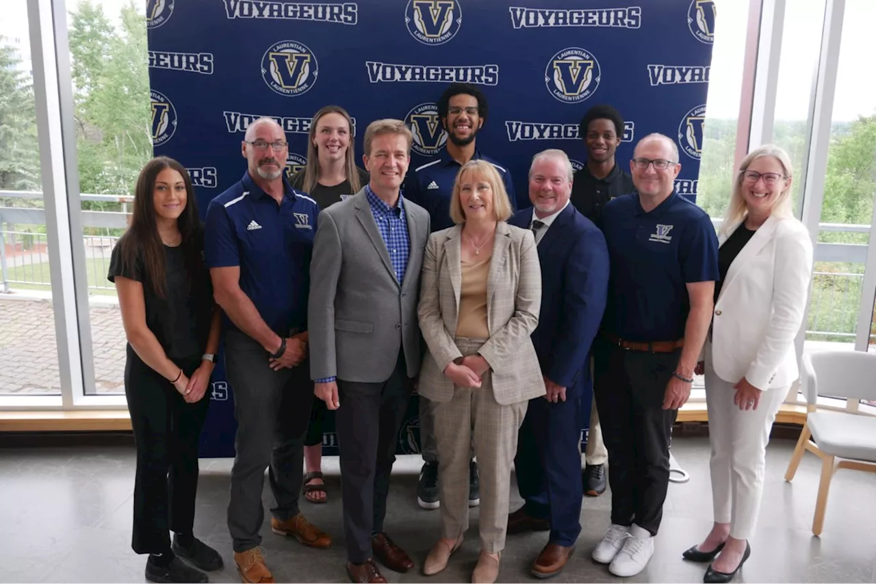 Family’s $250K donation pays for new Laurentian gym floor