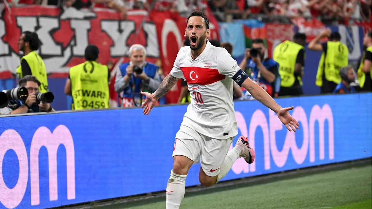 Im Achtelfinale gegen Österreich: Die Türkei gewinnt gegen Tschechien in der Nachspielzeit