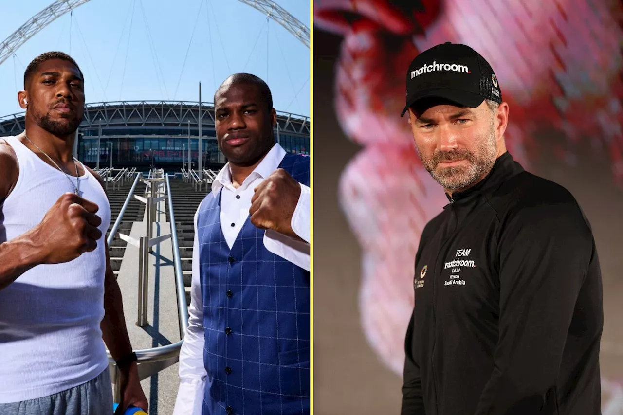 – Eddie Hearn lays out Anthony Joshua’s next fight if he beats Daniel Dubois...