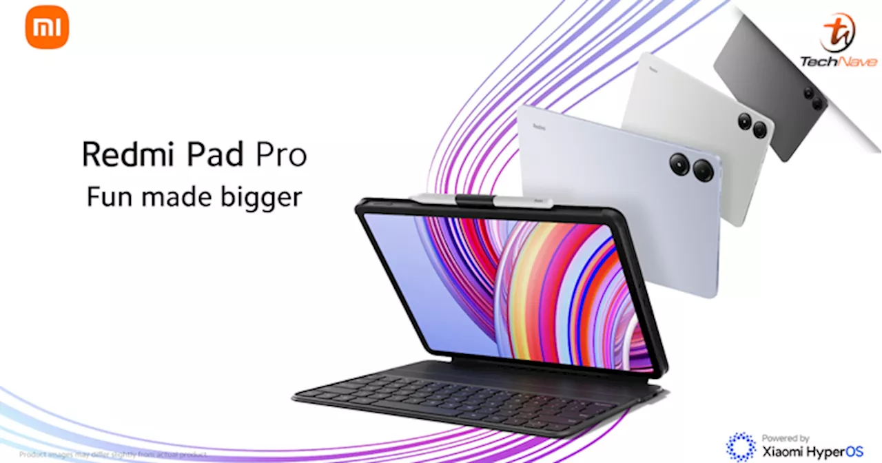 Redmi Pad Pro Malaysia release - up to 8GB + 256GB, starting price at RM1,099