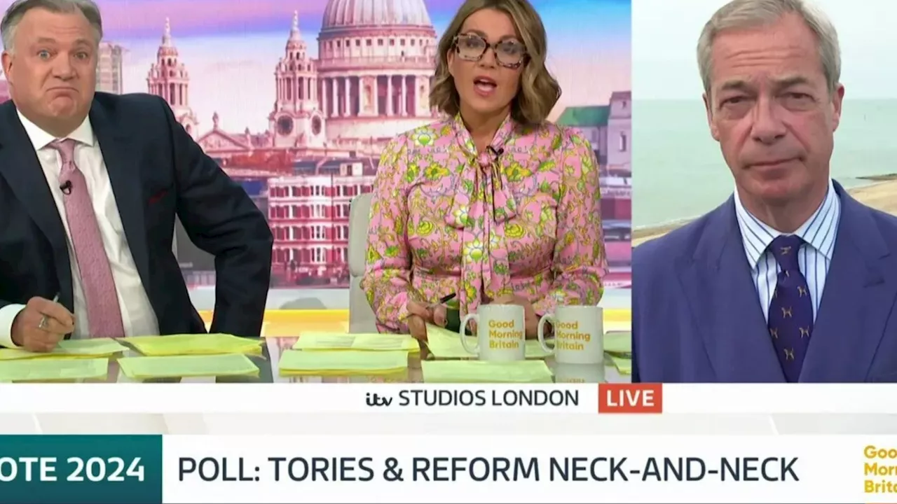 Good Morning Britain slammed with hundreds of Ofcom complaints over Nigel Farage clash...