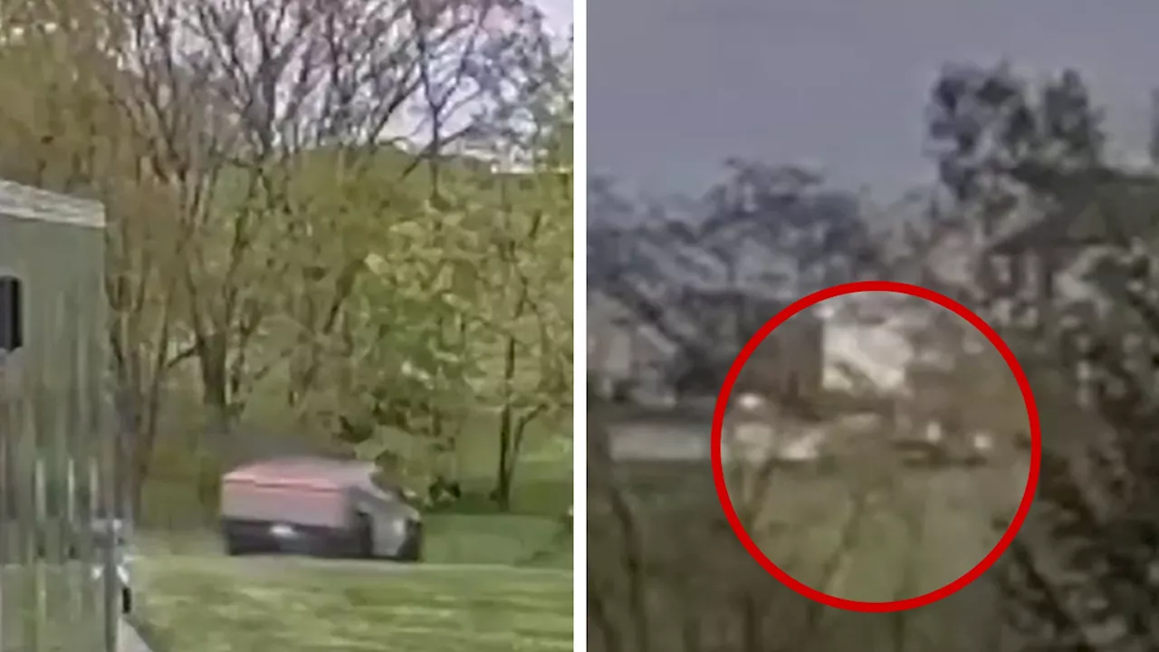 New Tesla Cybertruck Driver Crashes Into Neighbor's Home, Video ...