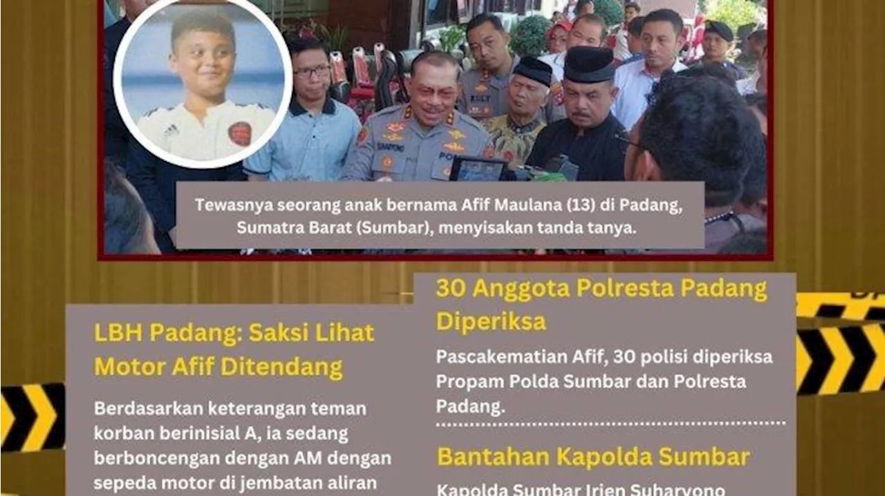 Buntut Kasus Siswa SMP Padang Tewas, Kompolnas Minta Polri Secepatnya Pasang Body Camera