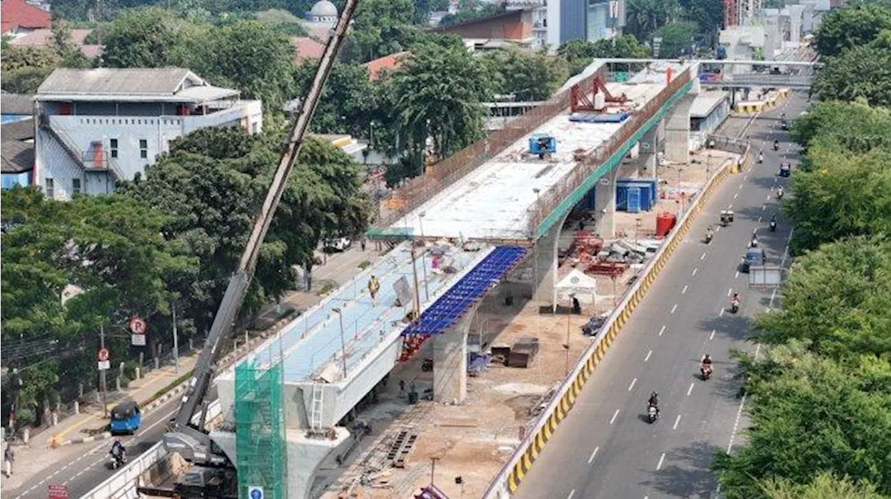 LRT Jakarta Fase 1B Ditargetkan Rampung Kuartal III 2026, Bakal Tersambung ke Stasiun Manggarai