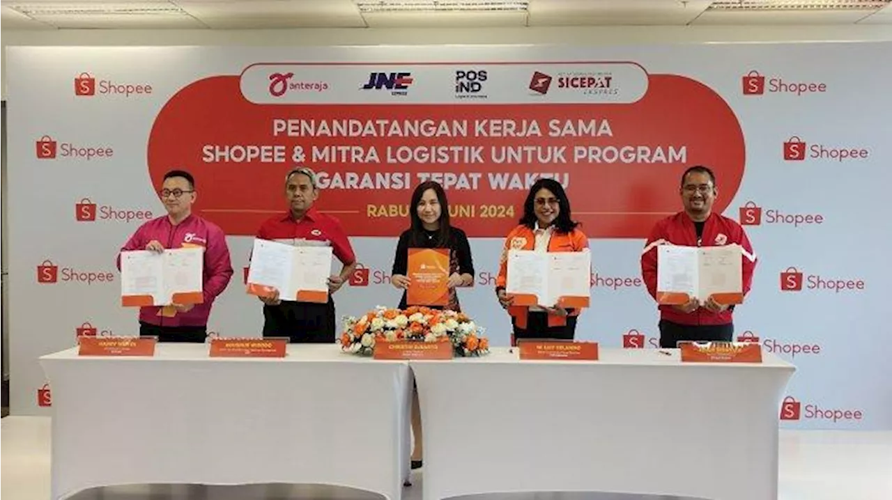 Shopee dan 4 Perusahaan Logistik Beri Garansi Tepat Waktu, Kiriman Telat Konsumen Dapat Kompensasi