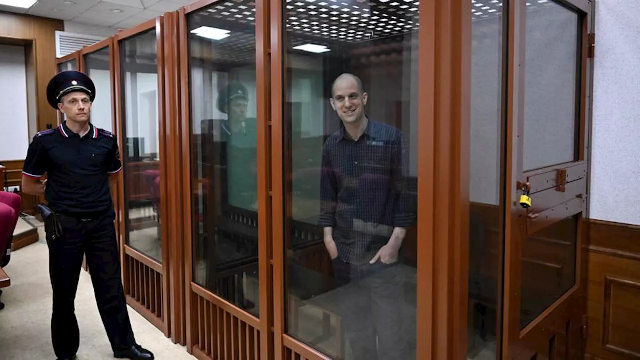 US journalist Evan Gershkovich appears in Russian court for trial