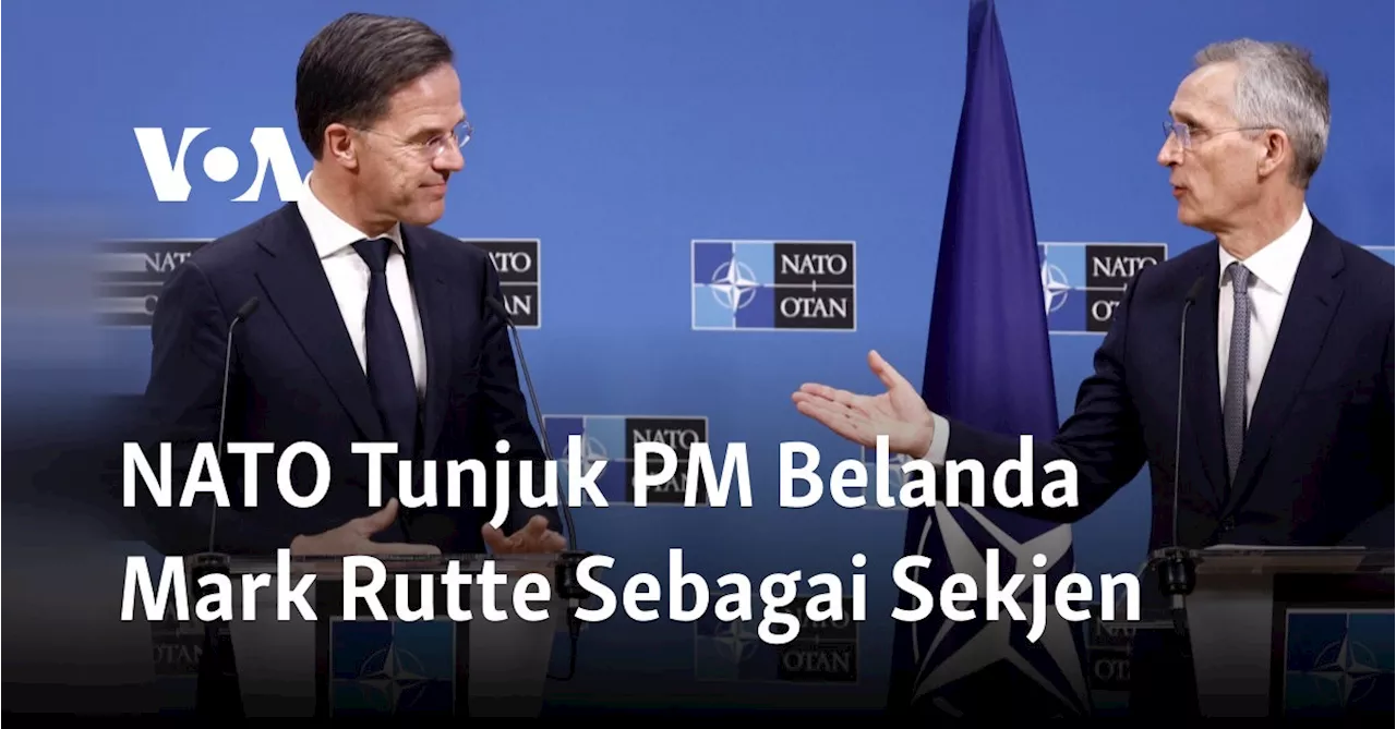 NATO Tunjuk PM Belanda Mark Rutte Sebagai Sekjen