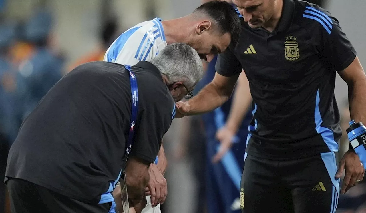 Lionel Messi hopes his leg injury in Argentina's Copa America win over Chile not serious