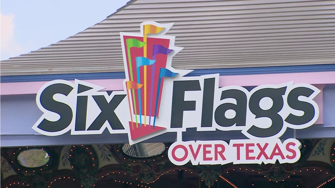 VIDEO: Six Flags visitors fall into water while exiting roaring rapids raft that got stuck