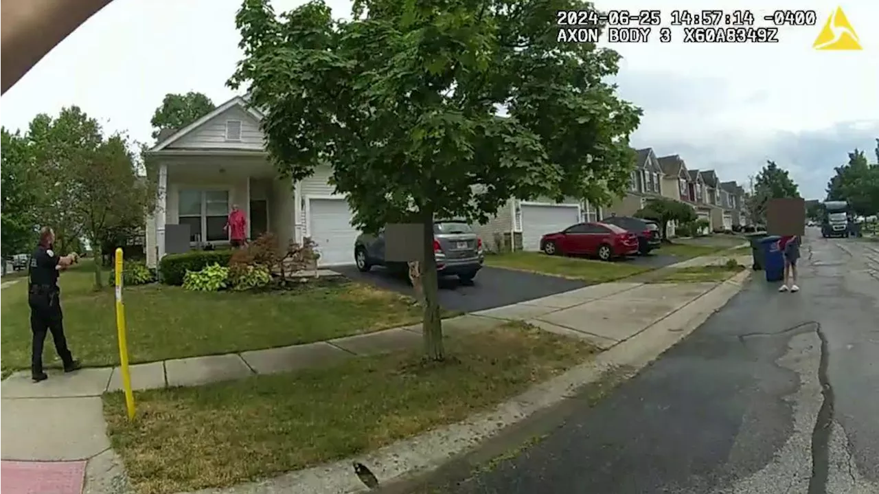 Bodycam video shows Columbus police officers fire at, detain knife-wielding man near Blacklick