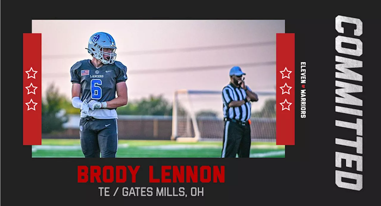 Ohio Three-star 2025 Tight End Brody Lennon Commits to Ohio State