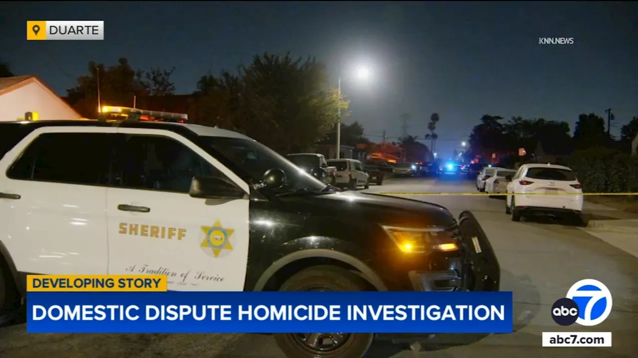 Man dies after altercation with ex in Duarte, authorities say; Good Samaritan attempted to intervene