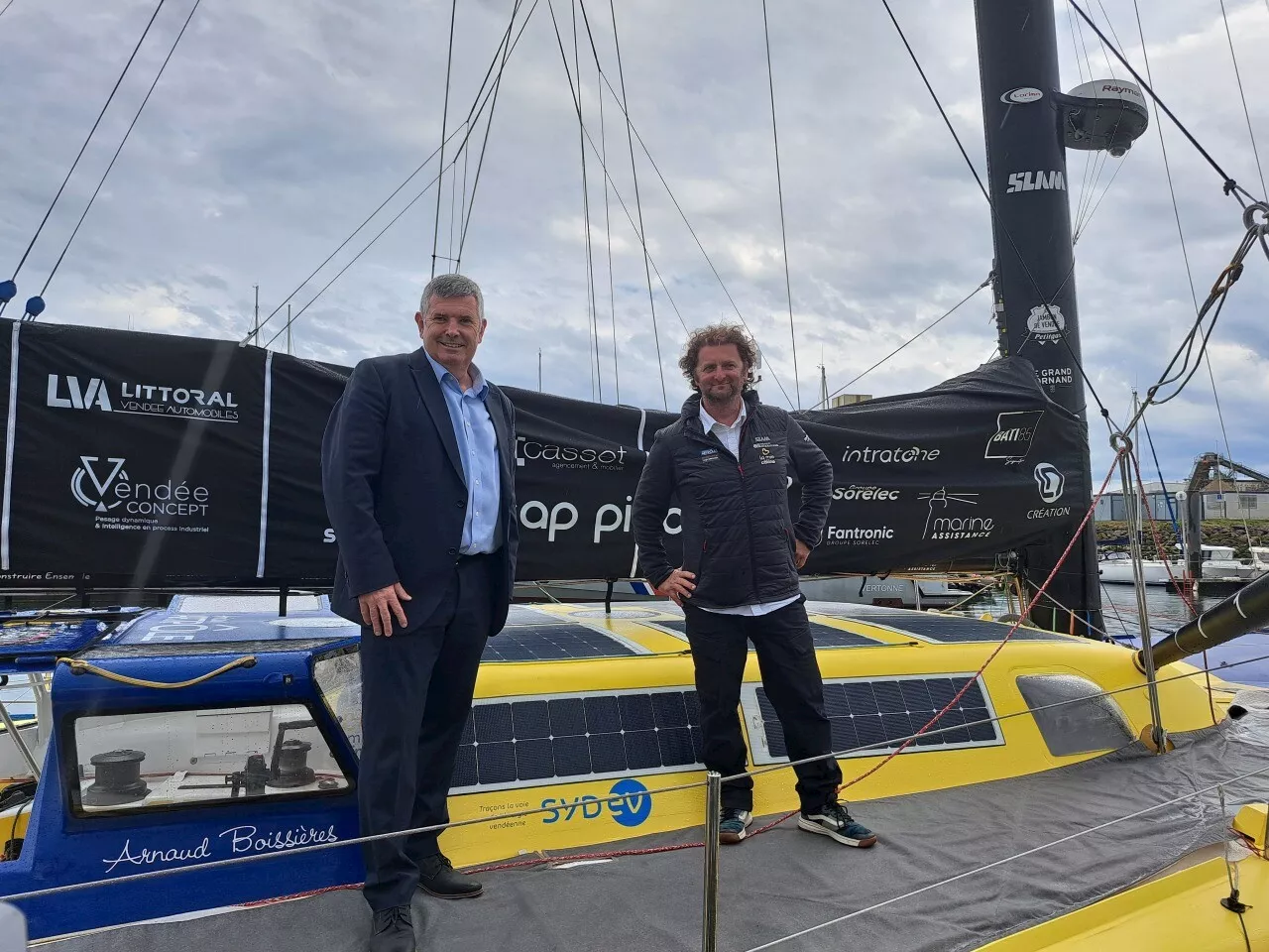 Au prochain Vendée Globe, Arnaud Boissières va embarquer deux fois moins de gazole sur son bateau !