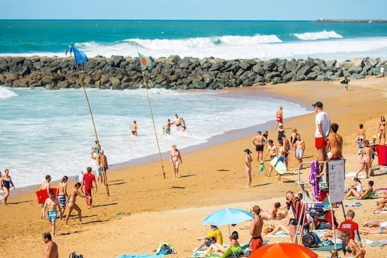 Pays Basque : Courants marins dangereux, le risque maximal aux Baïnes activé sur le littoral