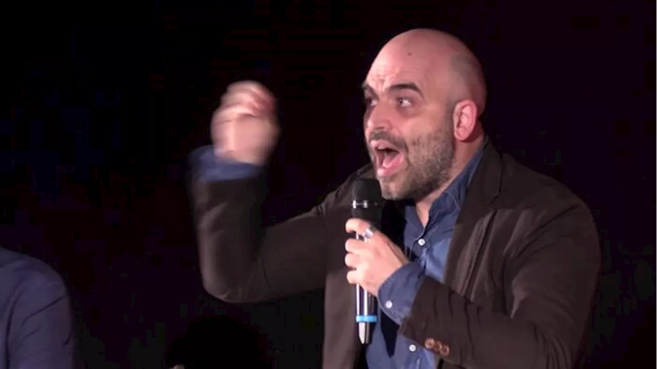 'Gioventu' meloniana', Saviano: 'Il liguaggio fascista diventa elemento di ribellione'