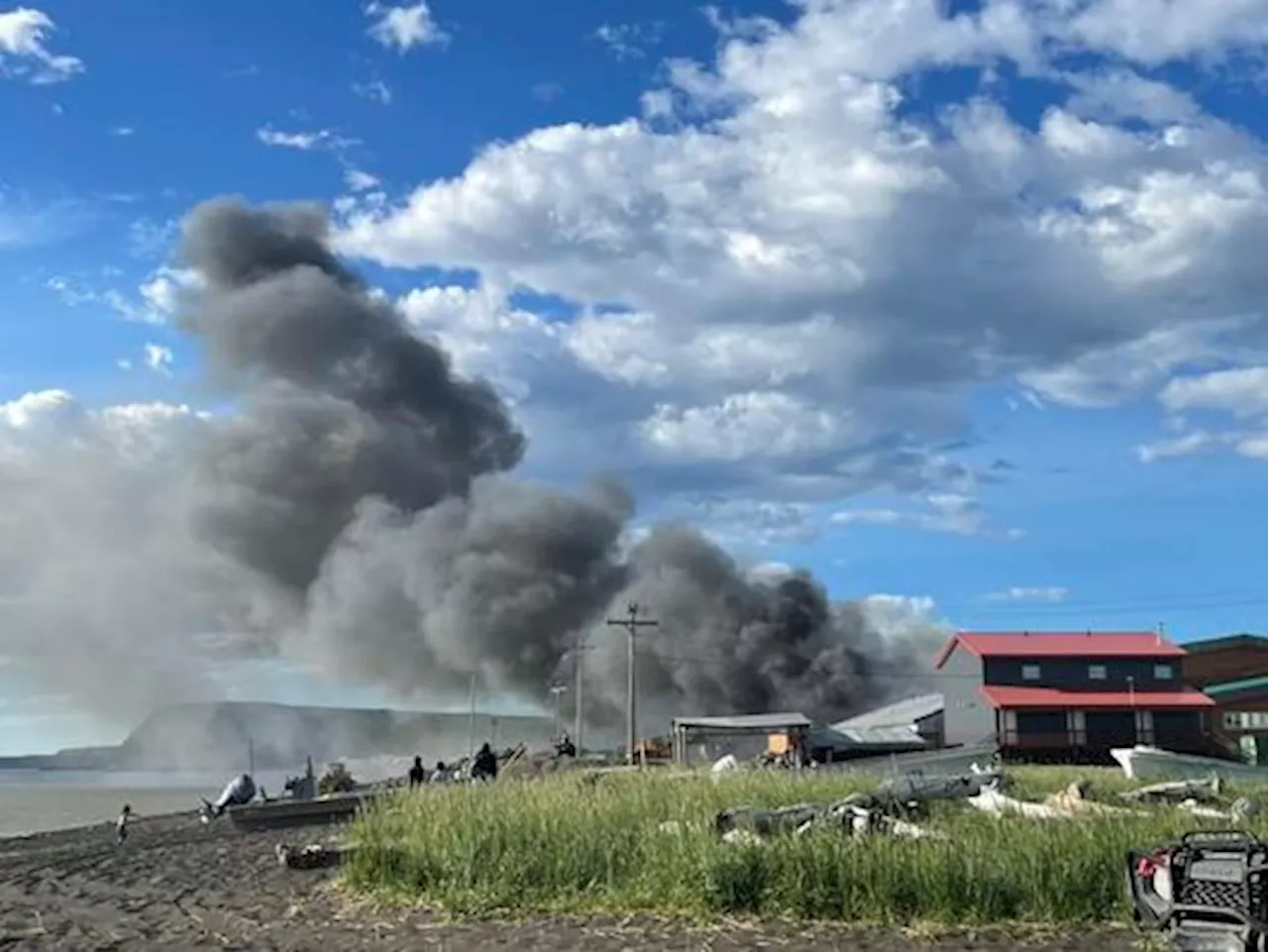 Stebbins fire destroys school, several buildings