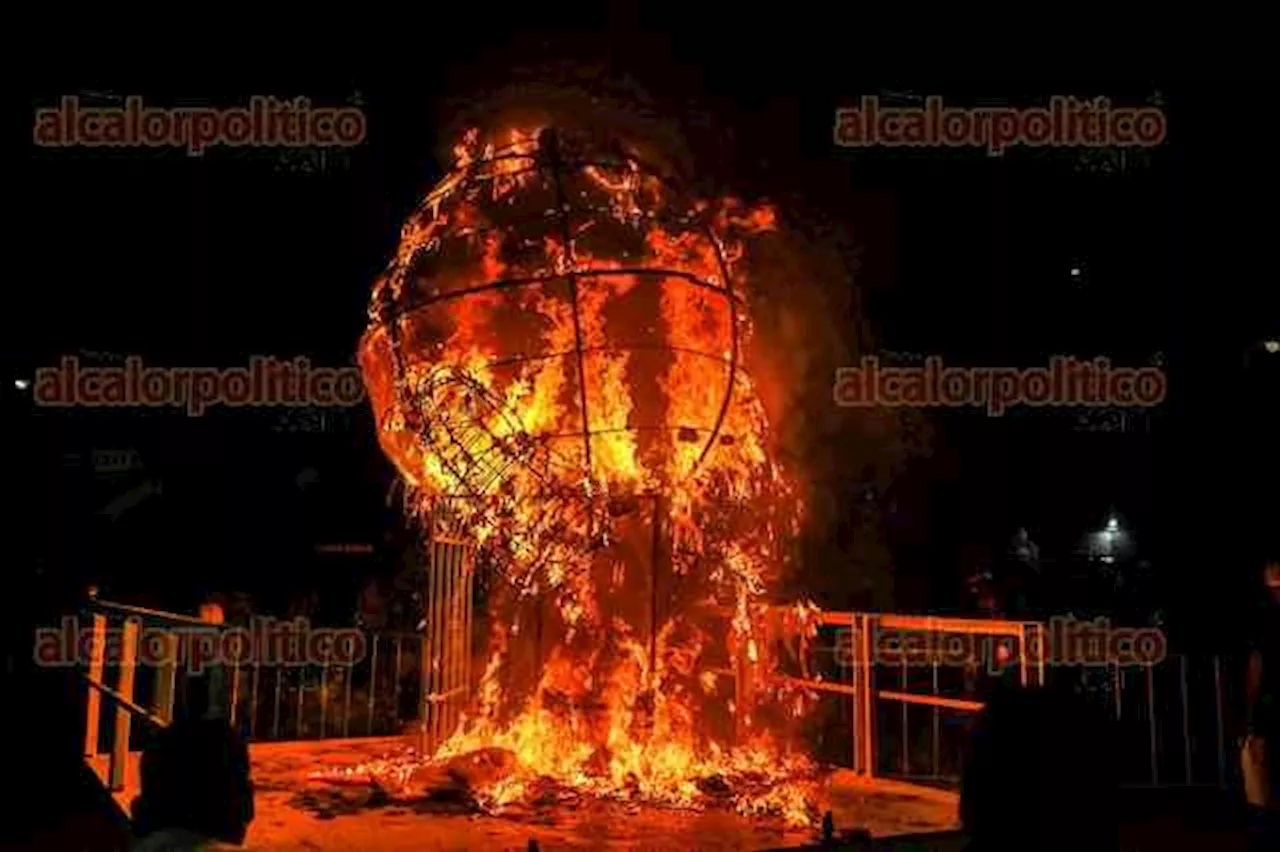 Con quema del Mal Humor dio inicio el Carnaval de Veracruz 2024