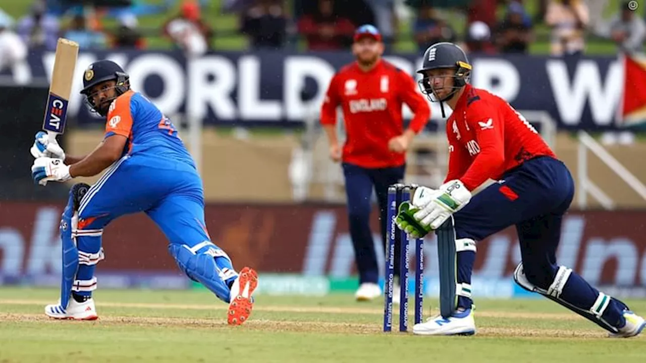 IND vs ENG Live Score: 10 ओवर के बाद भारत 77/2, रोहित अर्धशतक के करीब, सूर्या के साथ 35+ रन की साझेदारी