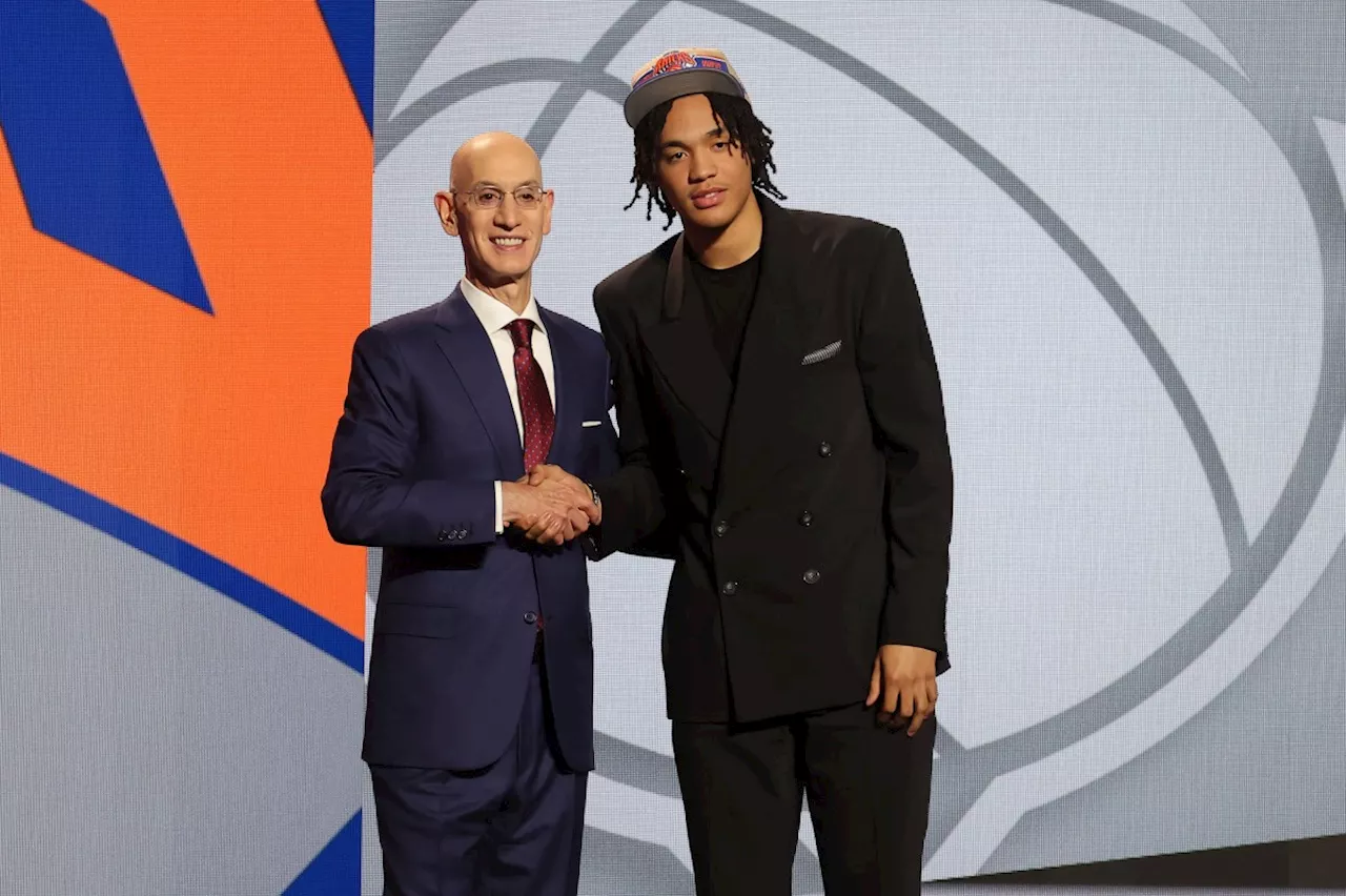 Knicks add French prospect, bevy of picks after muted 2024 NBA Draft night