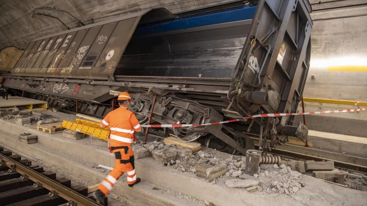 Gotthard-Eisenbahntunnel bald wieder voll in Betrieb